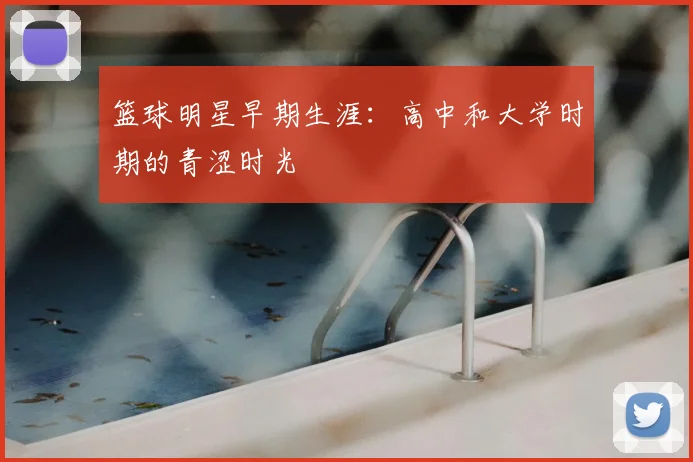 篮球明星早期生涯:高中和大学时期的青涩时光